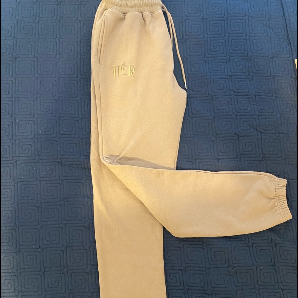 Tier L Mens Suede Sweatpants